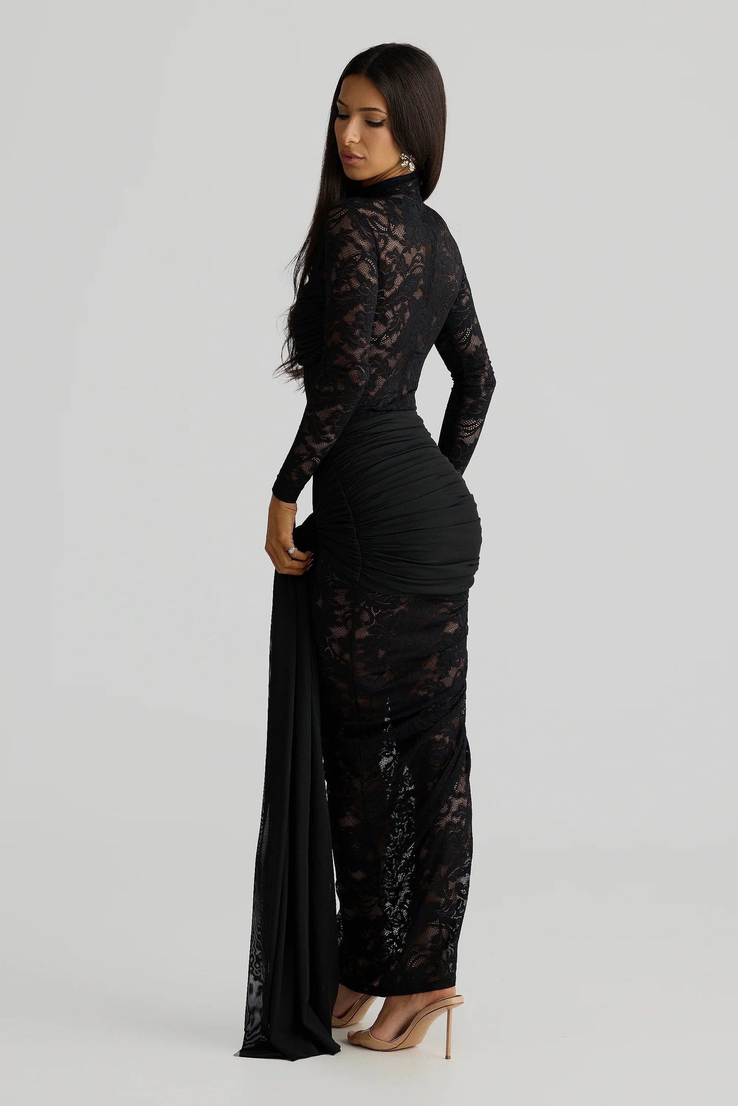 Celeste Skirt - Black Lace