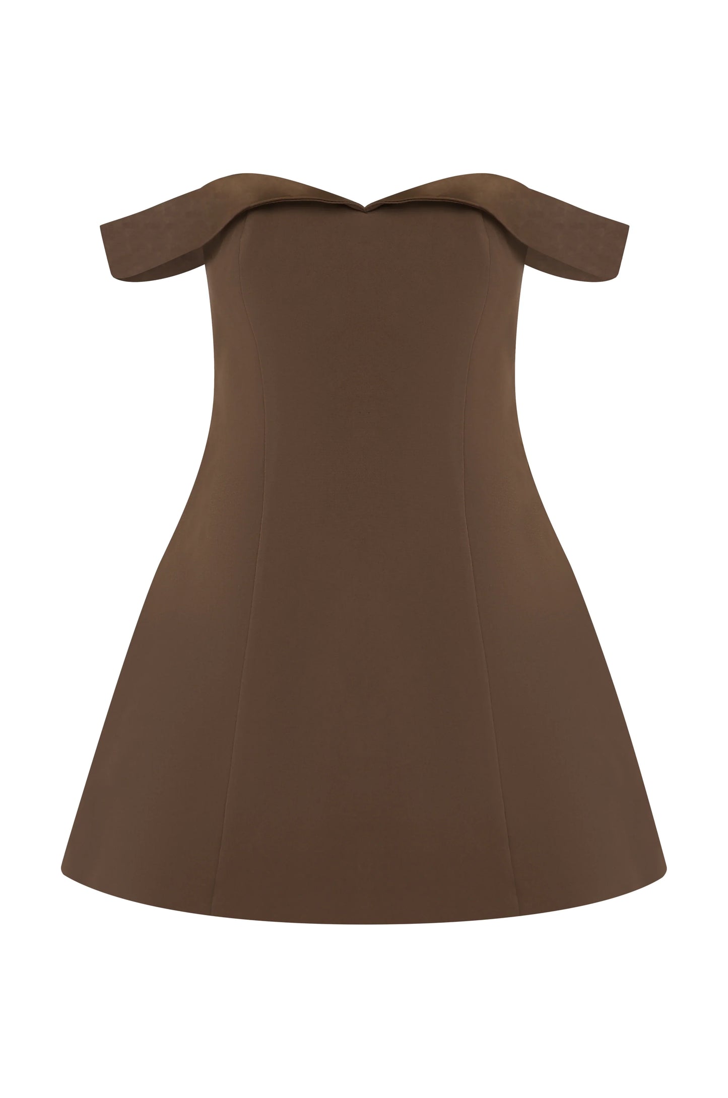 Ebony Mini Dress - Espresso