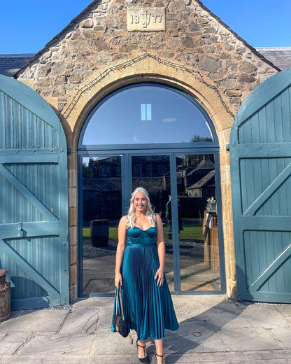 Milan Dress - Emerald Green