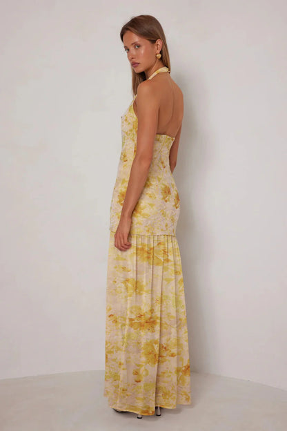 Madeleine Dress - Amber Haze