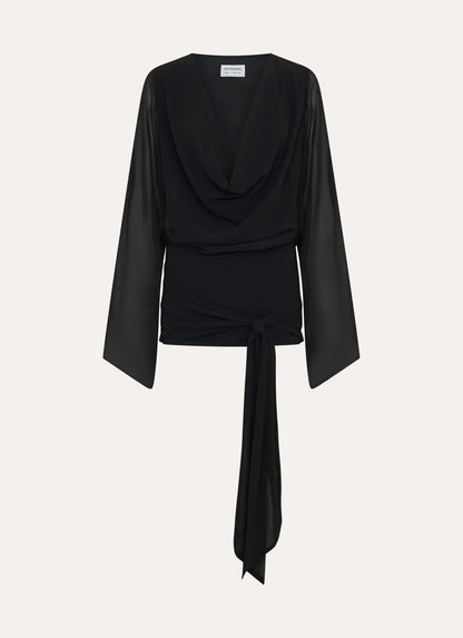 Sorrel Long Sleeve Mini Dress - Black