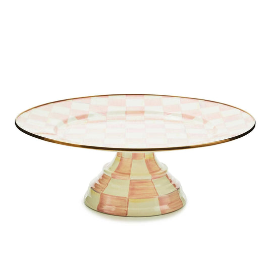 Rosy Check Large Pedestal Platter