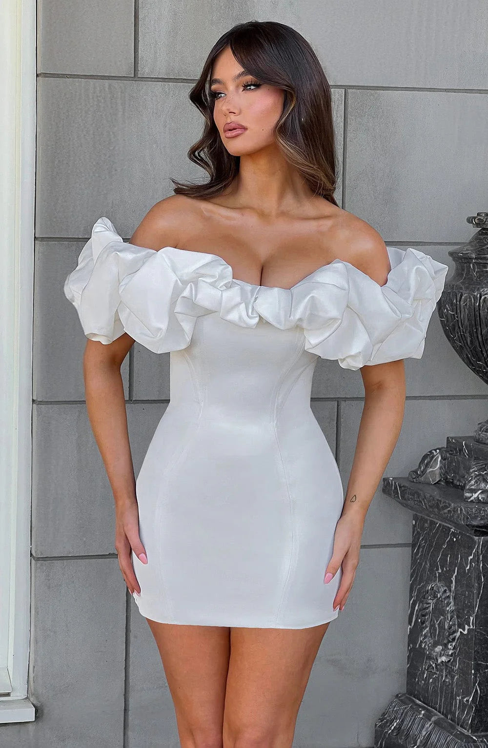 Livette - Ruffle Mini Dress