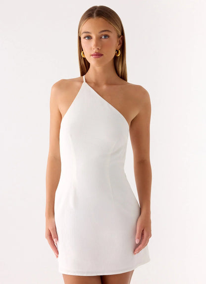 Willa Rose Mini Dress - White