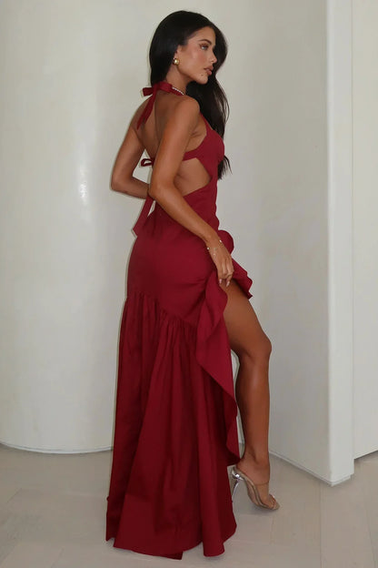 Neva Maxi Dress - Red