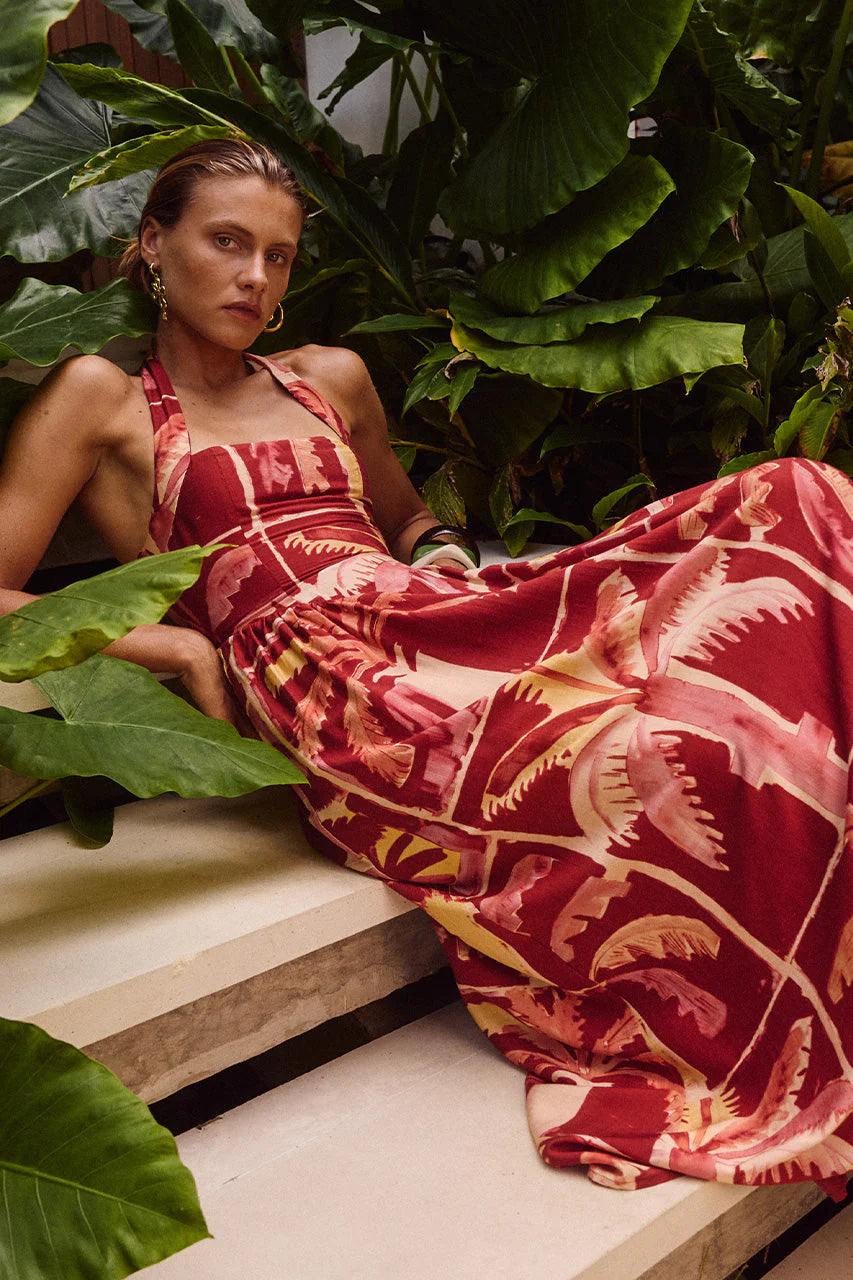 Arlo Midi Dress - Arlo Print