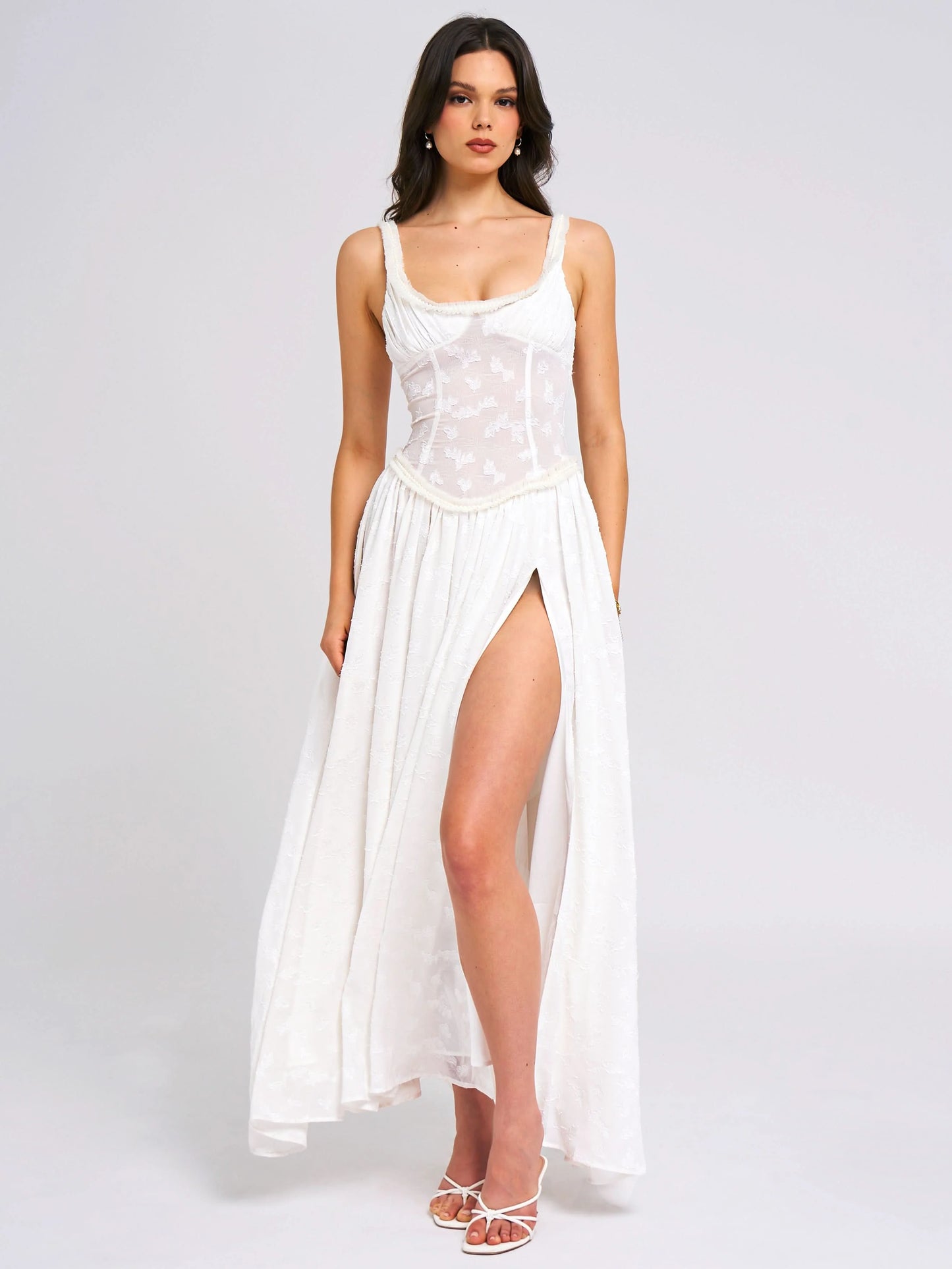 Livette - Floral Pattern Maxi Dress