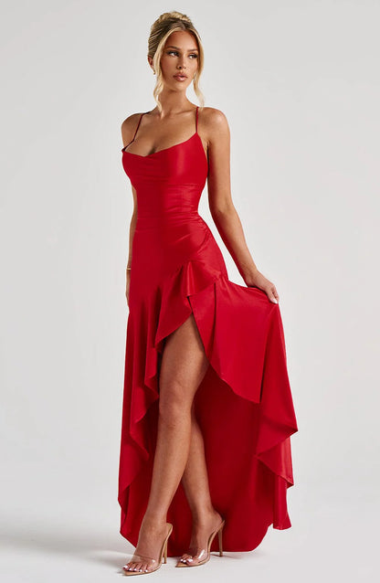 Livette - Red Midi Dress
