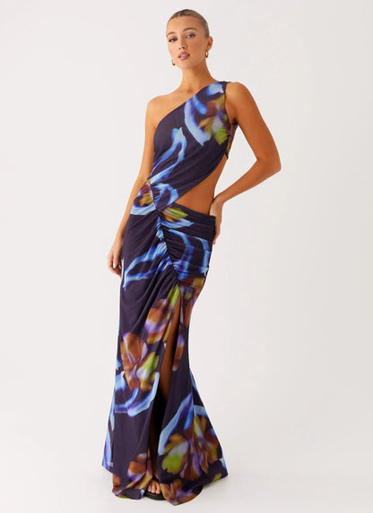 Zanzibar Maxi Dress - Dark Floral