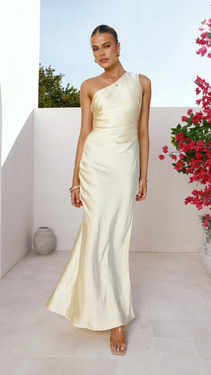 Victoria Maxi Dress - Yellow
