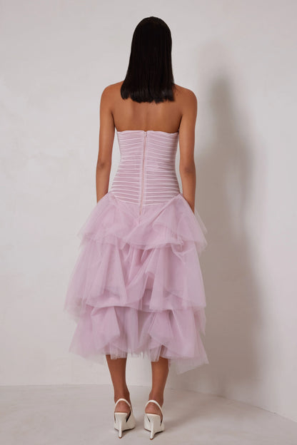 Celine Dress - Rose Pink