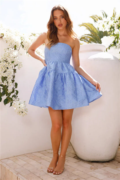 Silhouette Of Dreams Strapless Mini Dress