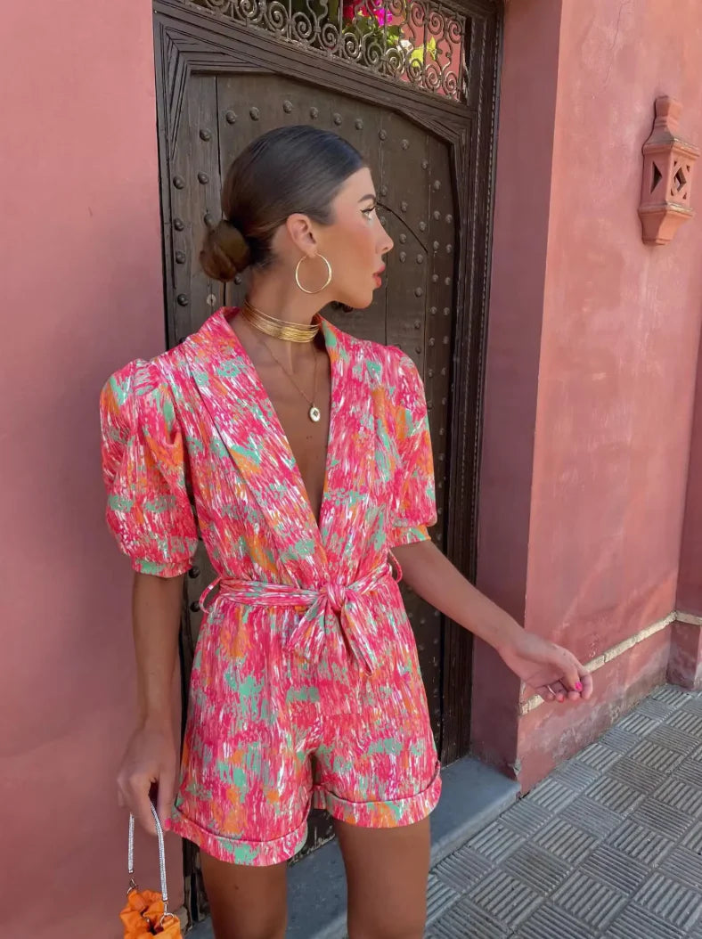 Elena - Trendy Playsuit with Elegant Flair