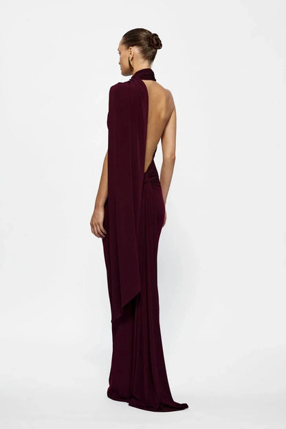 Haven Dress - Black Cherry