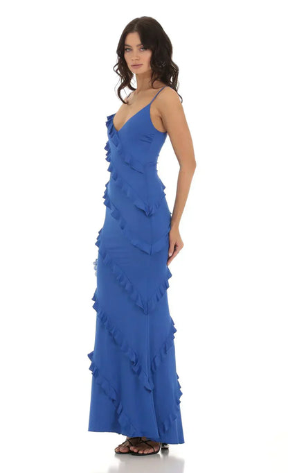 Ruffle Maxi Dress