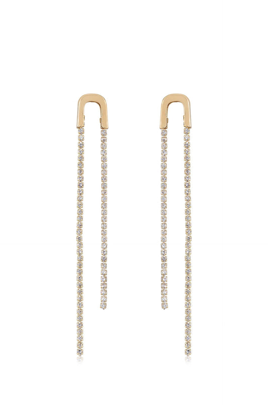 Double Chain Drop Earrings