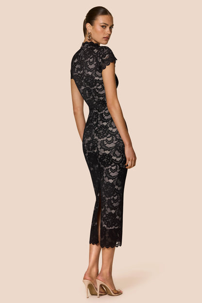 Nookie Alessia Midi Dress - Black