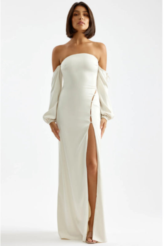 Arden Dress - Oyster