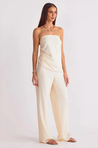 Lyra Pant - Creme