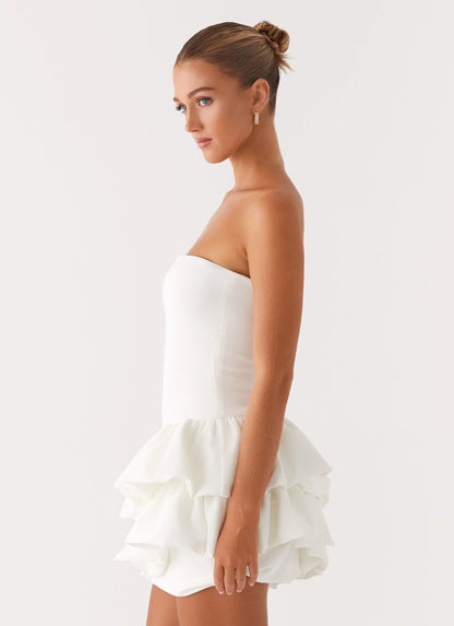 Marie Mini Dress - White