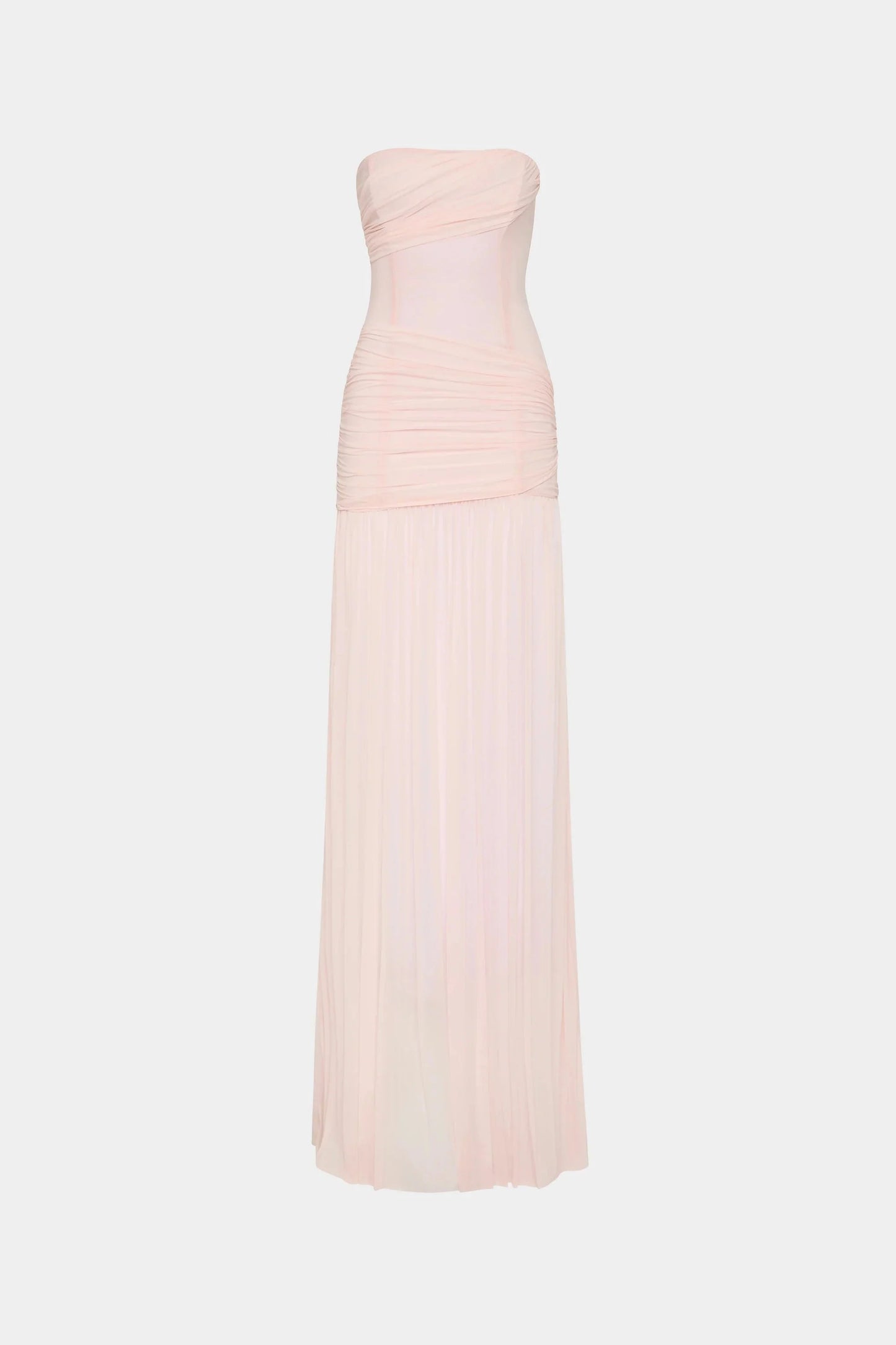 Misha Ember Wrapped Maxi Dress - Dusty Pink