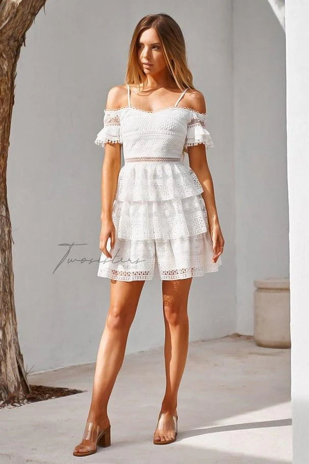 Melinda Dress - White